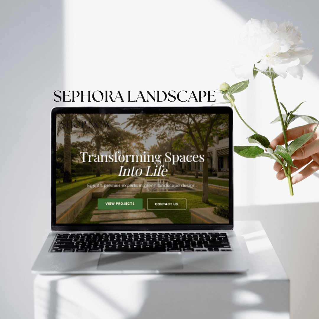 Sephora – Real Estate Landing Page mockup